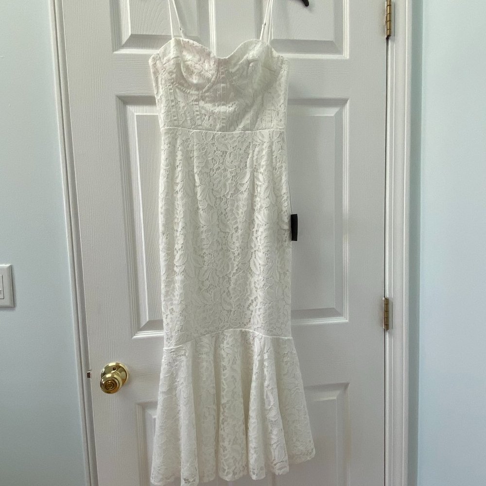 White Dress from Lulu's! NEVER WORN